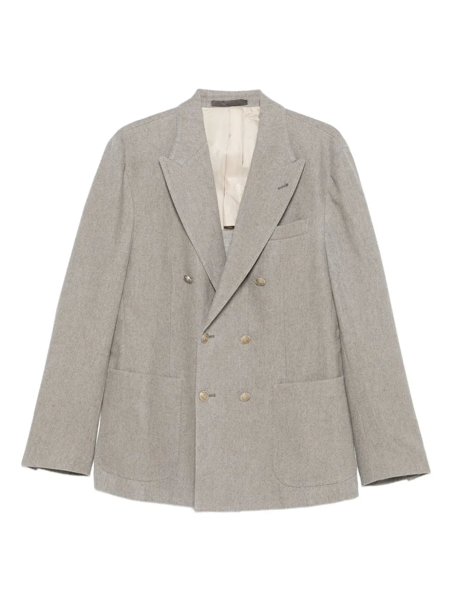Eleventy Wool 90% blazer in grey