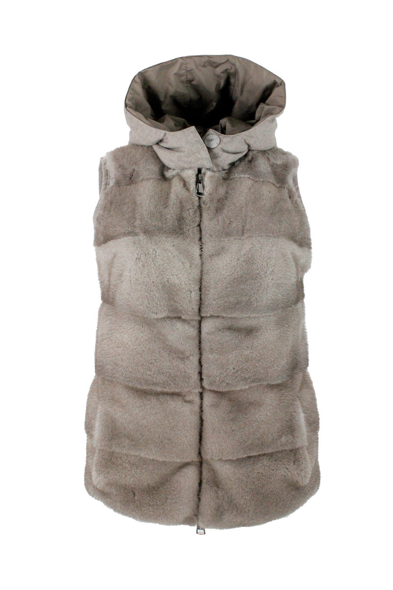 Manzoni 24 Jackets Beige Fur + Wv