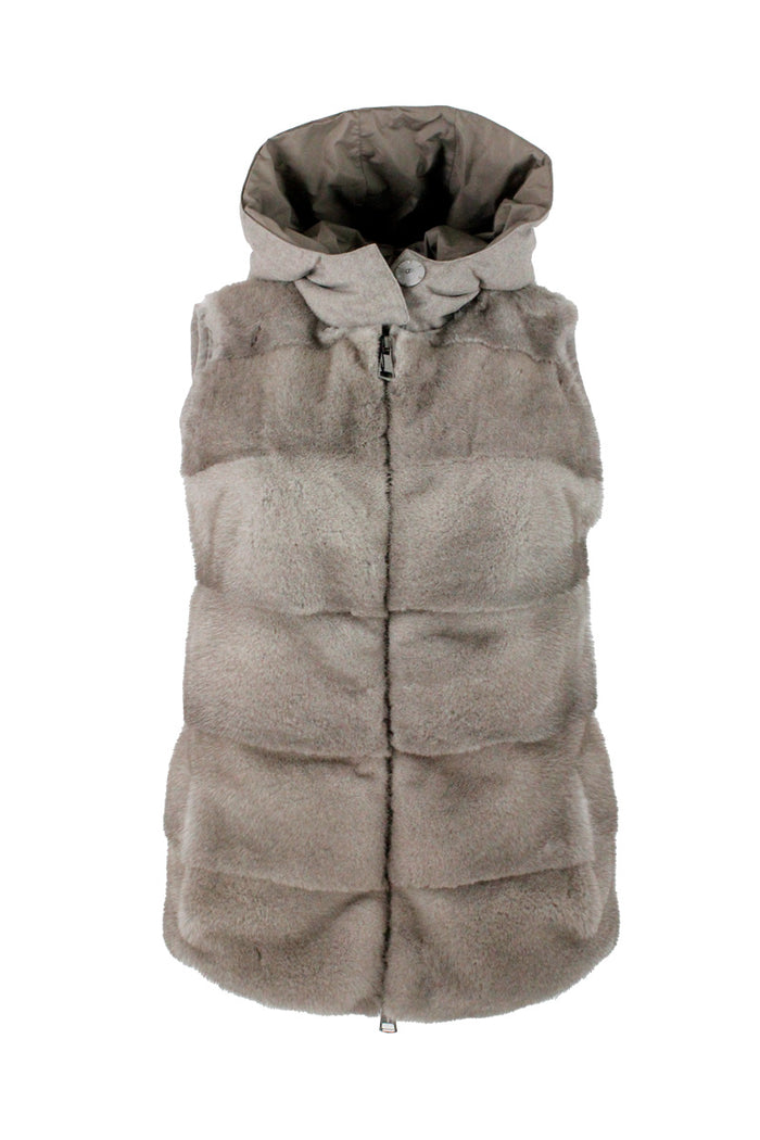 Manzoni 24 Jackets Beige Fur + Wv