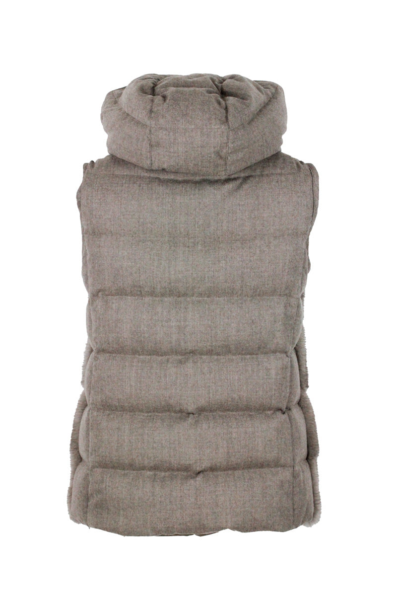 Manzoni 24 Jackets Beige Fur + Wv