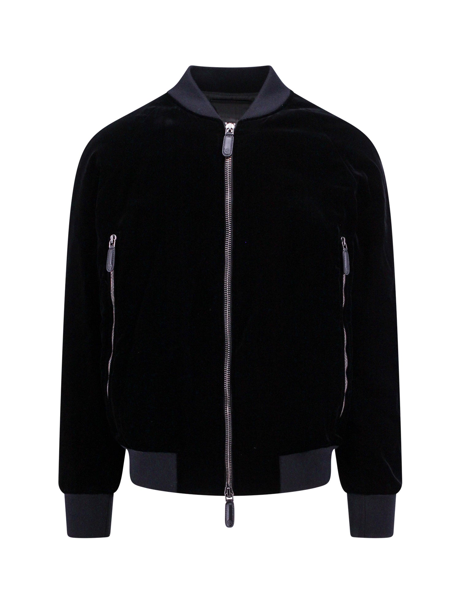 Giorgio Armani Jackets Black Viscosa Cupro Elastan