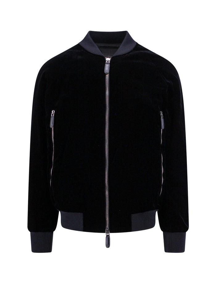 Giorgio Armani Jackets Black Viscosa Cupro Elastan