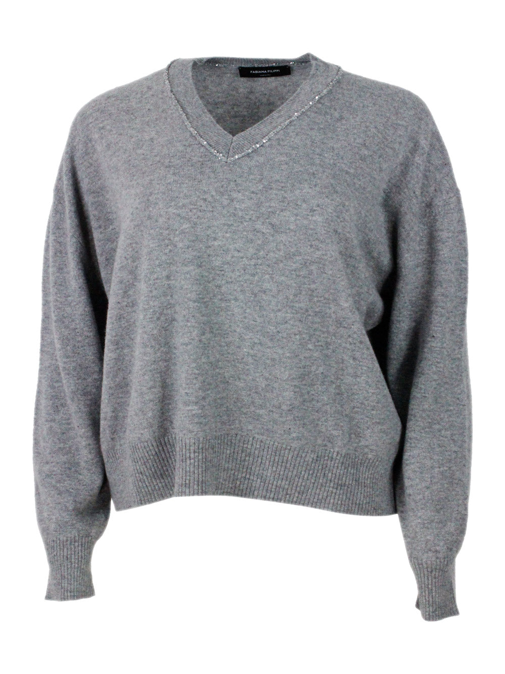 Fabiana Filippi Sweaters Grey 75wv 15se 10ws
