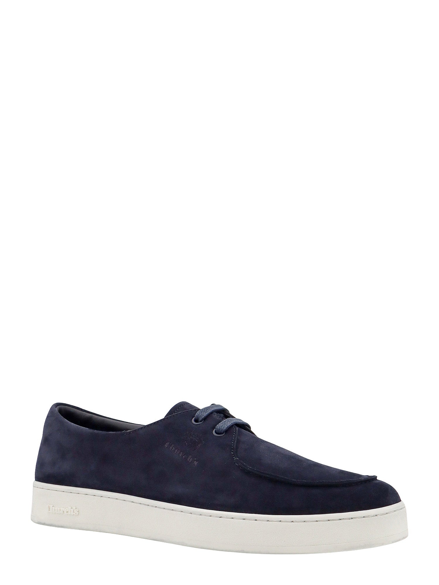 Churchs Flat Shoes Blue Suede
