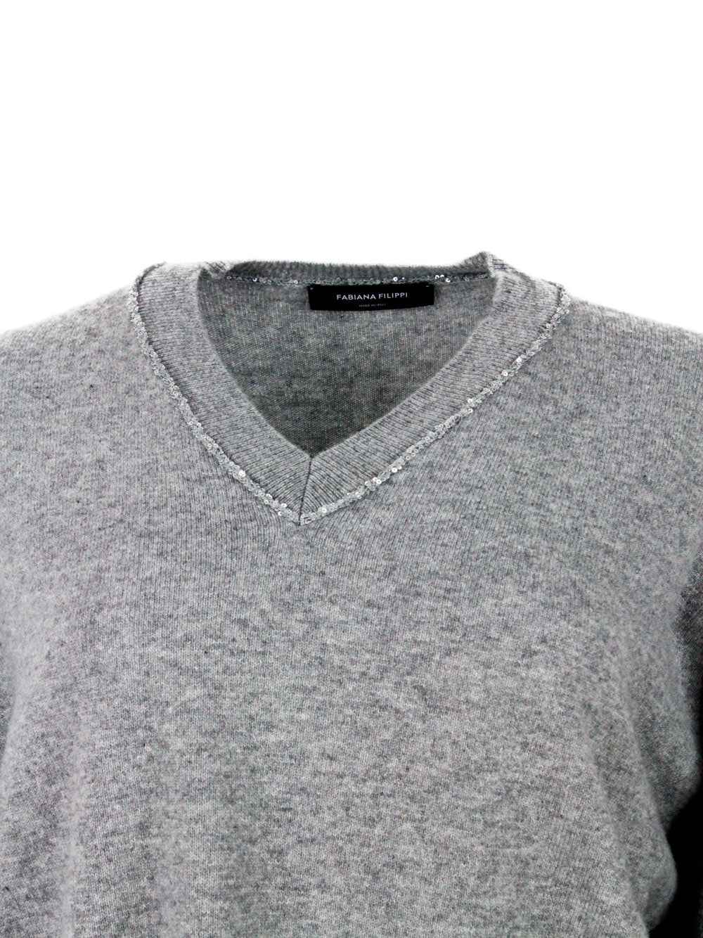 Fabiana Filippi Sweaters Grey 75wv 15se 10ws