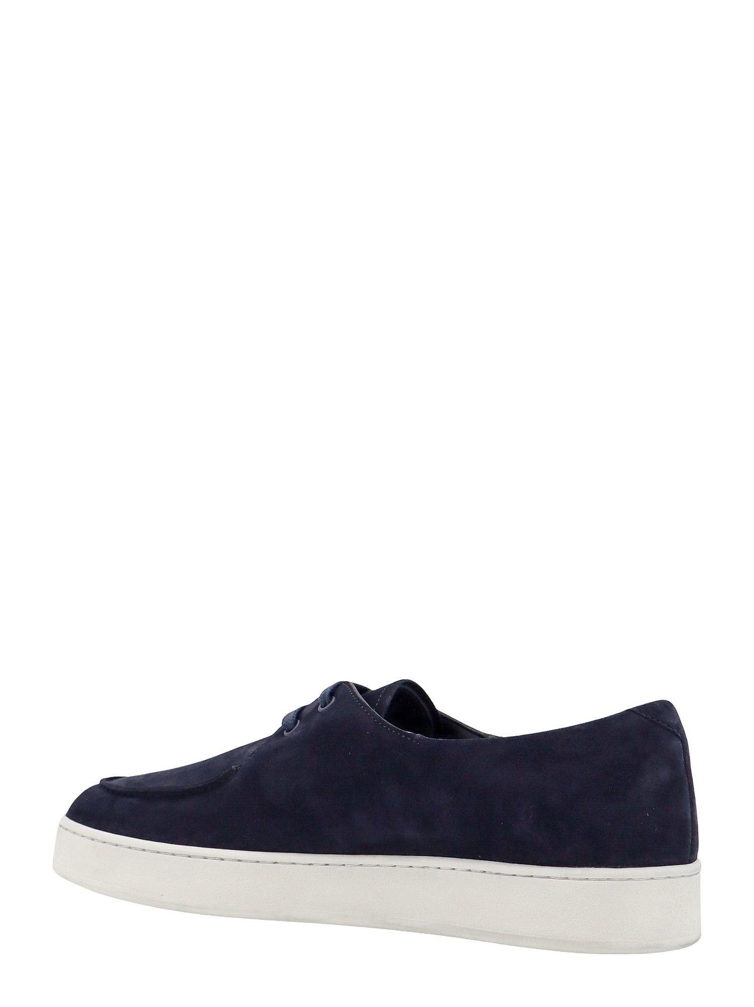 Churchs Flat Shoes Blue Suede