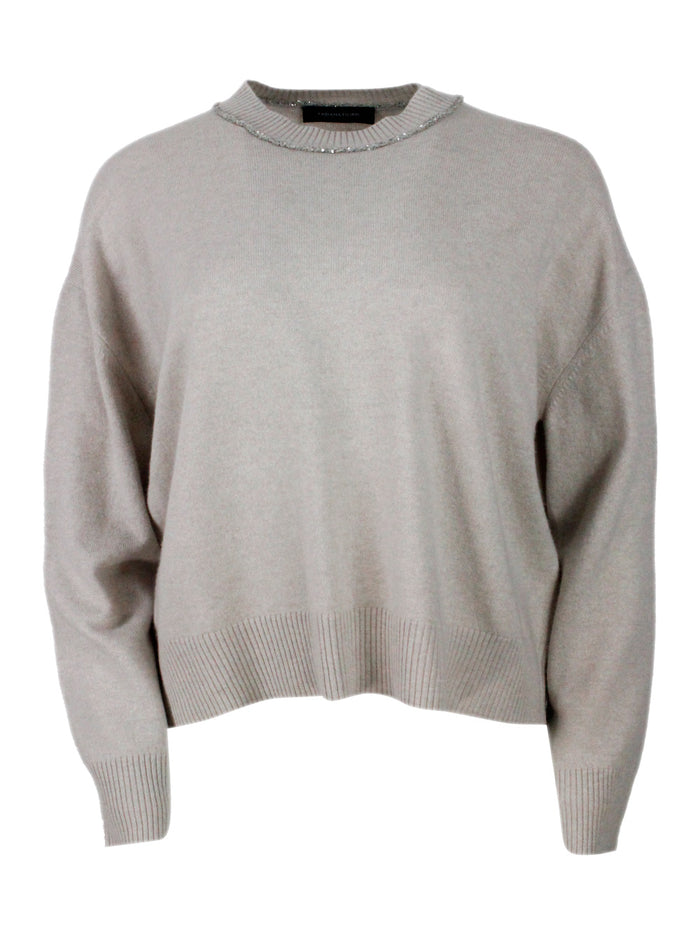 Fabiana Filippi Sweaters Greige 75wv 15se 10ws