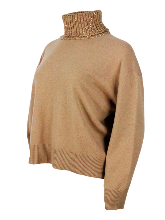 Fabiana Filippi Sweaters Brown 75wv 15se 10ws