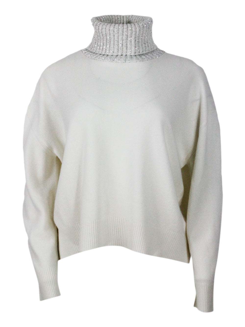 Fabiana Filippi Sweaters White 75wv 15se 10ws