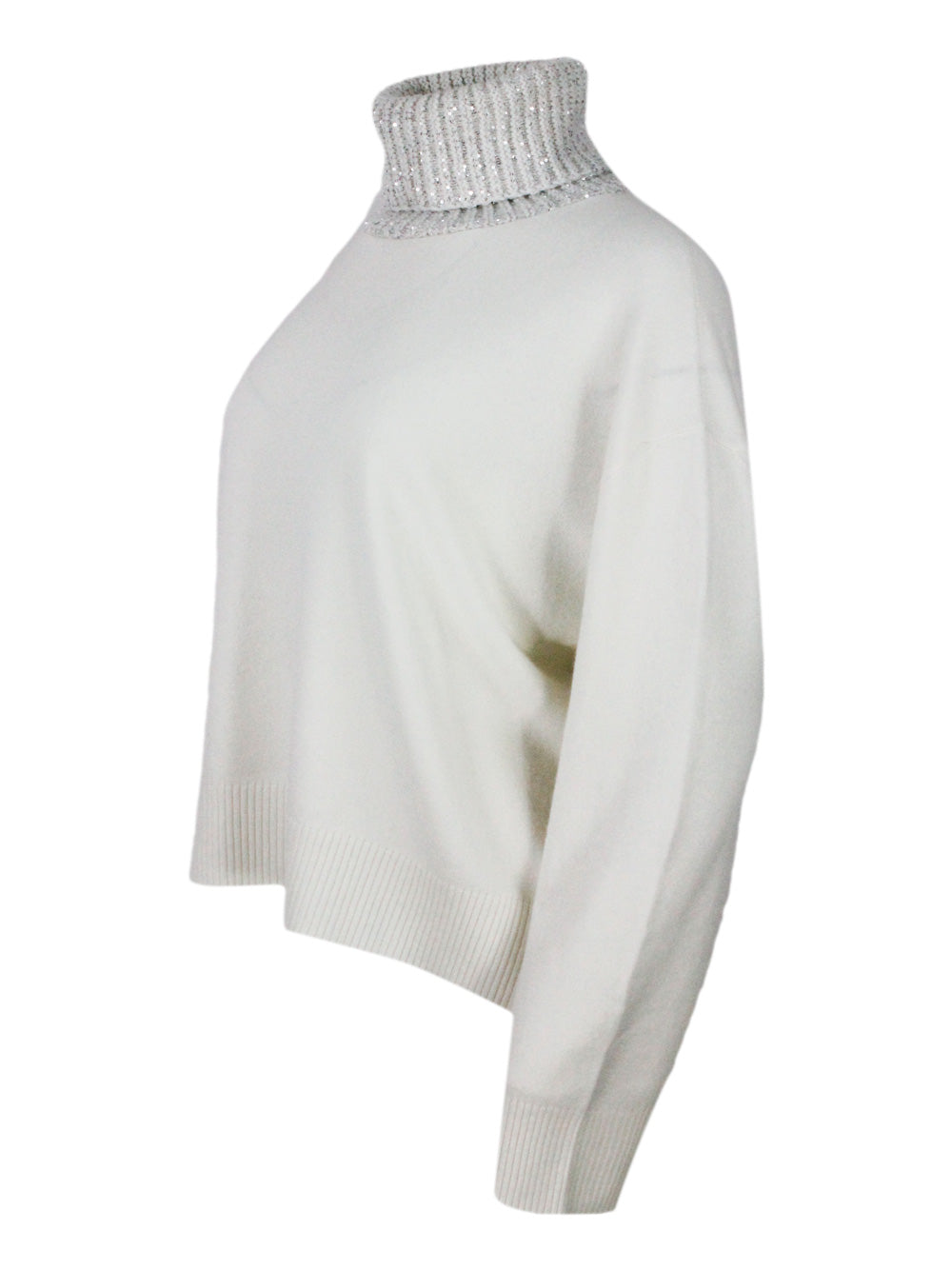 Fabiana Filippi Sweaters White 75wv 15se 10ws