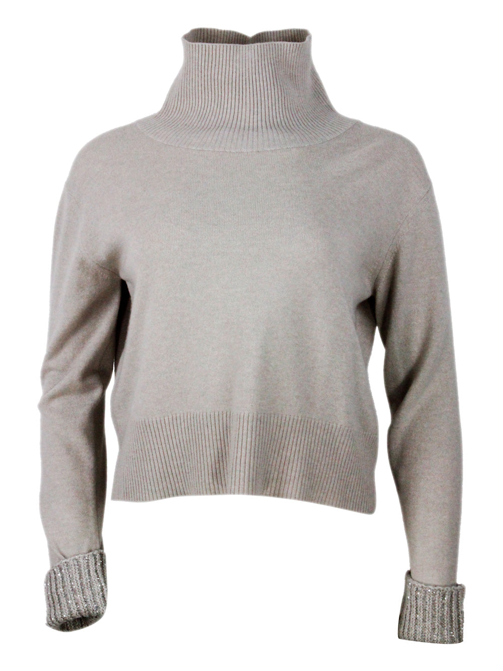 Fabiana Filippi Sweaters Beige 75wv 15se 10ws