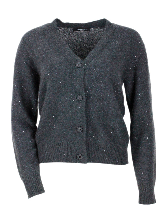 Fabiana Filippi Sweaters Grey Antracite 48wv 20se 17ws