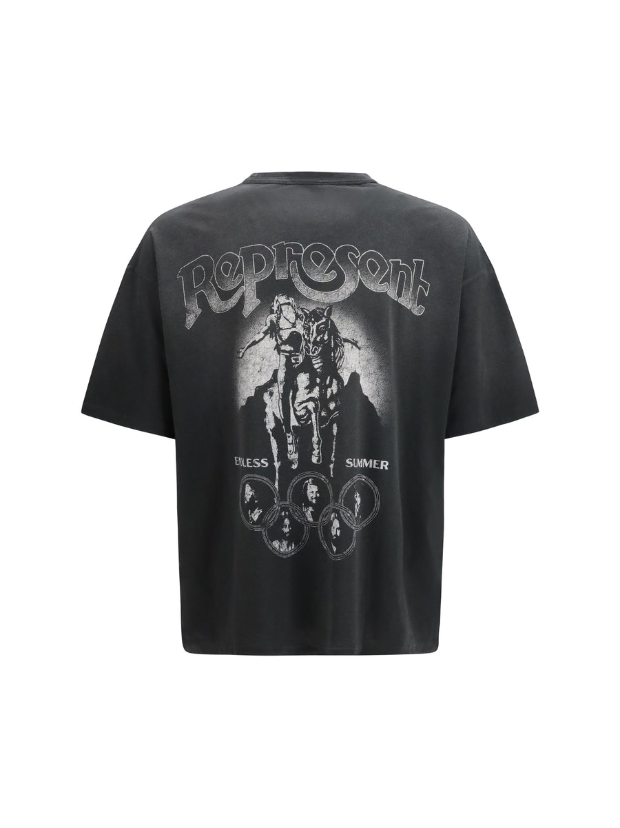 T-Shirt Beach Boys Endless Summer Stained Black Cotton T-shirts
