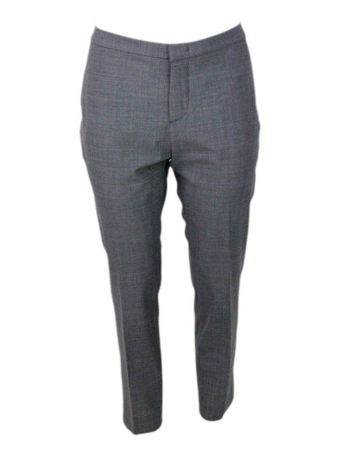 Fabiana Filippi Trousers Grey 75wv 23pa 2ea
