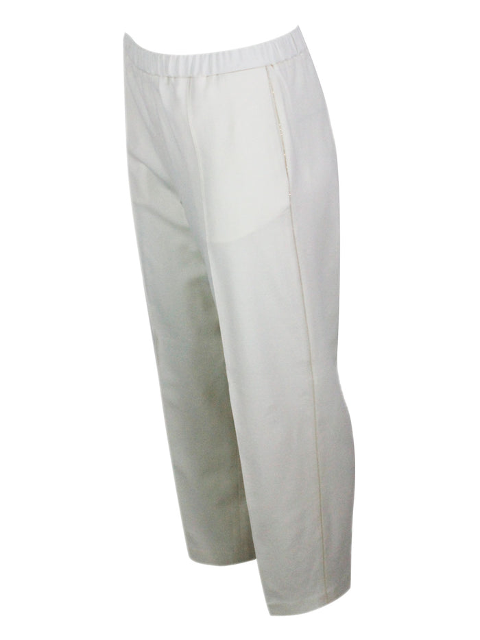 Fabiana Filippi Trousers Cream 94wv 5pa 1ea