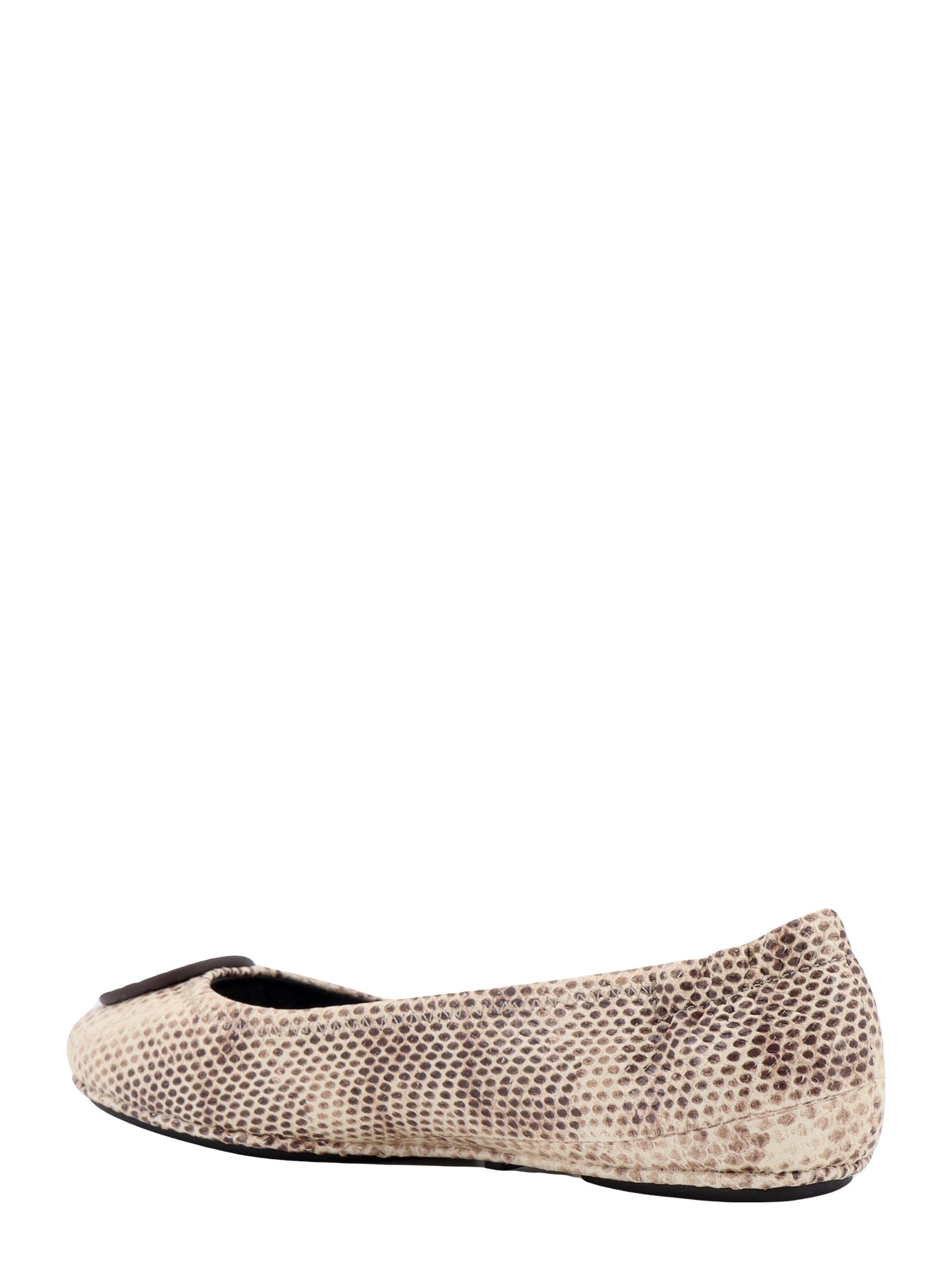 Tory Burch Flat shoes Beige Pelle