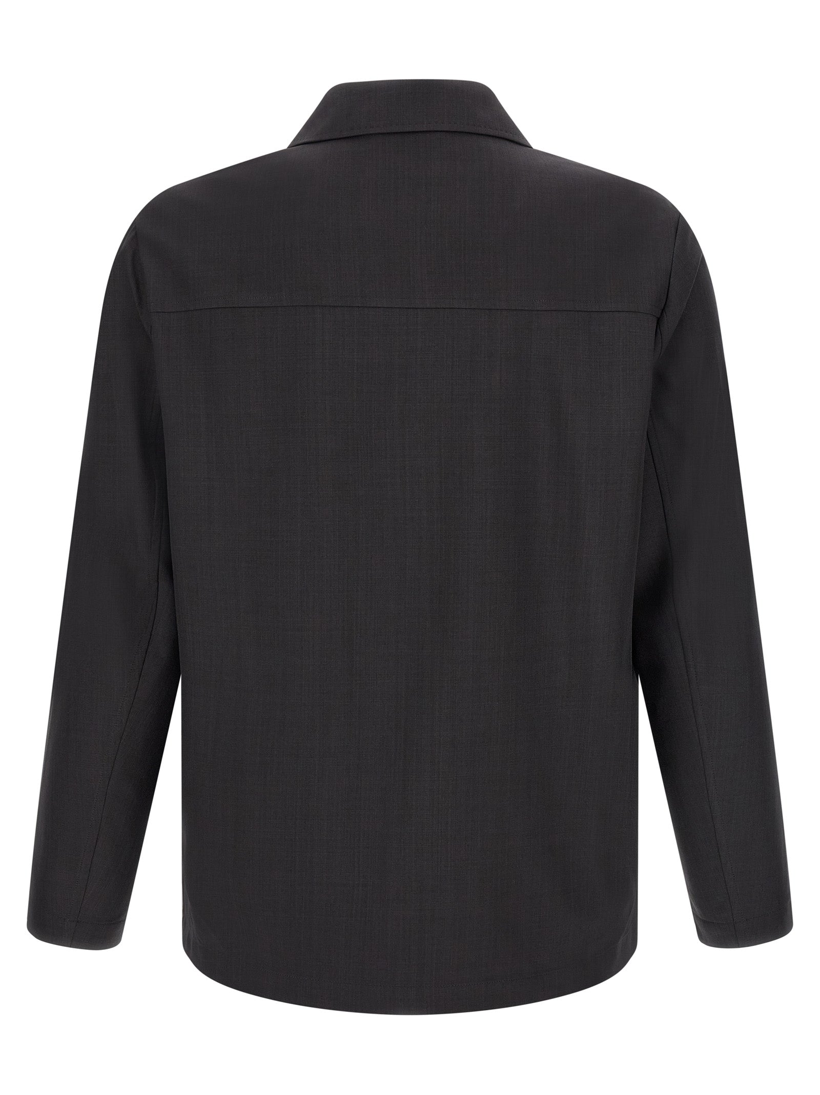 Fairmont Safari Shirt Gray Polyester Elastane Shirt, Blouse