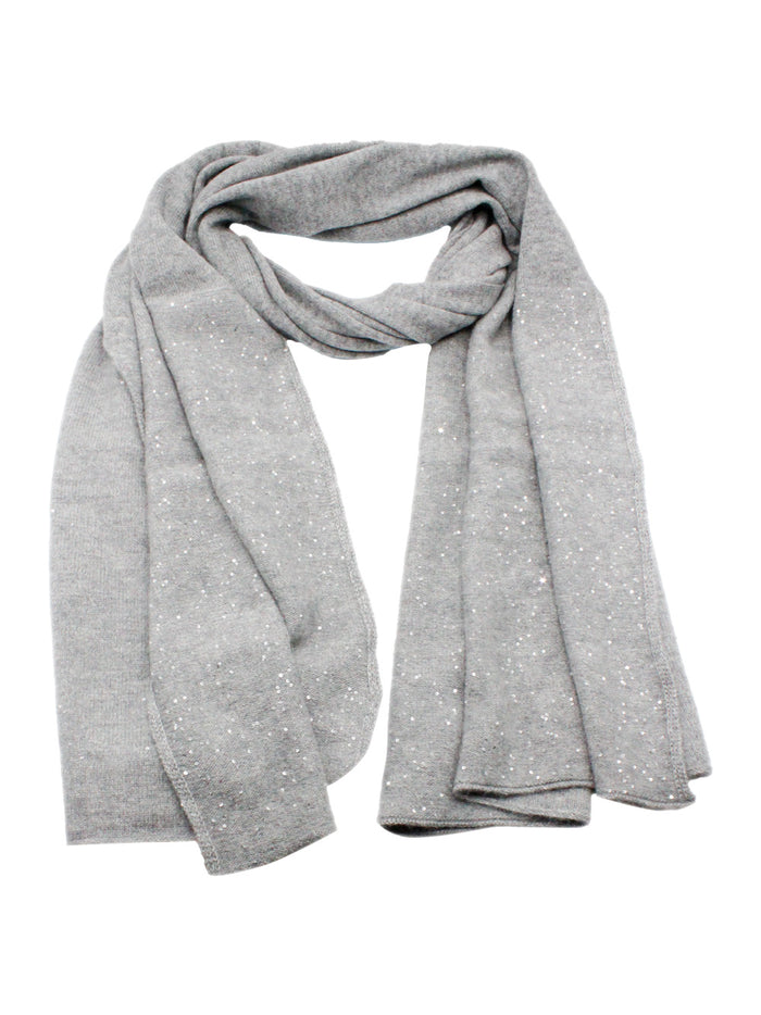 Fabiana Filippi Scarfs Grey 75wv 15se 10ws