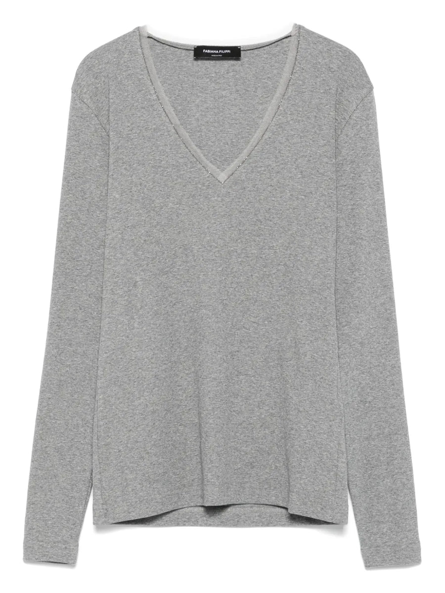 Fabiana Filippi Polyamide 100% sweater in grey