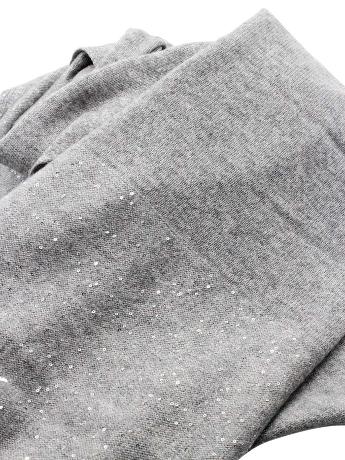 Fabiana Filippi Scarfs Grey 75wv 15se 10ws
