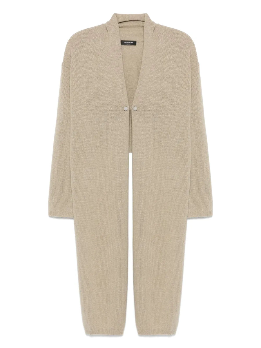 Fabiana Filippi Cashmere 100% cardigan in beige