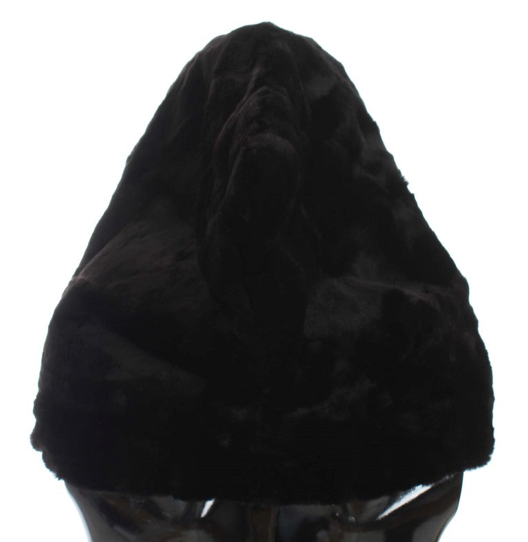 Dolce & Gabbana 100% Weasel Fur scarf in black — view 3