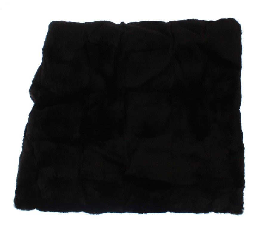Dolce & Gabbana 100% Weasel Fur scarf in black — view 4