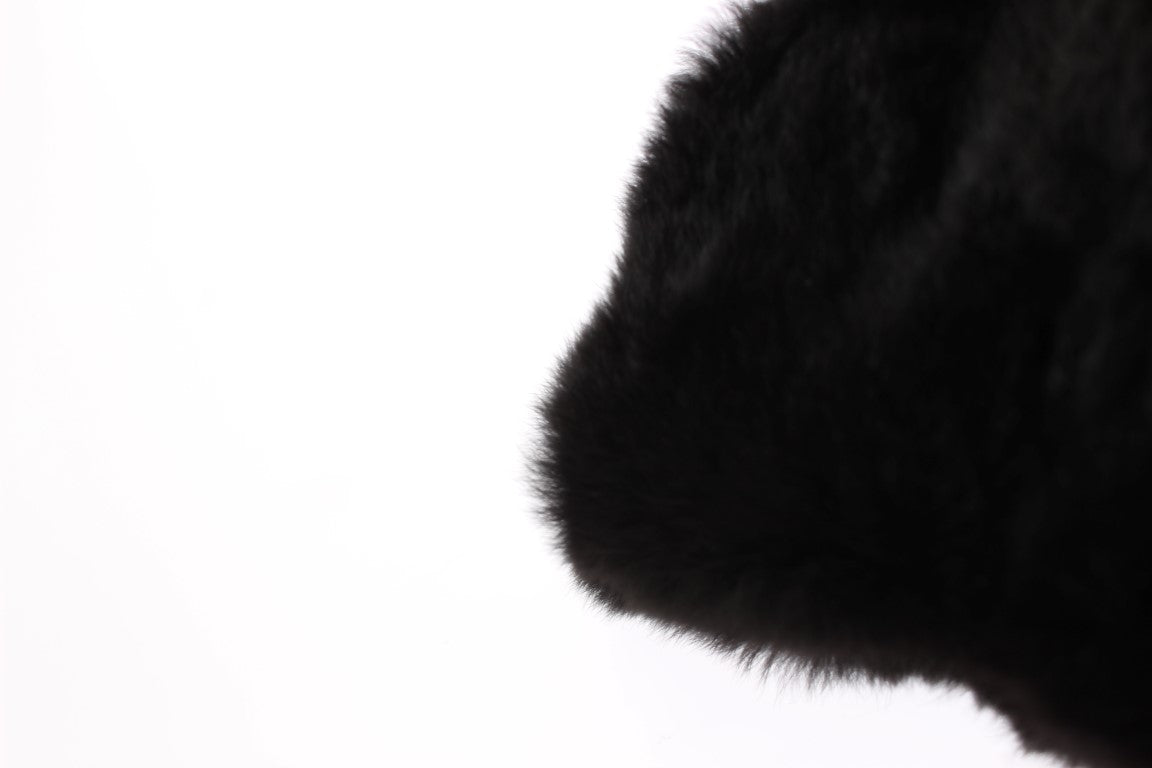 Dolce & Gabbana 100% Weasel Fur scarf in black — view 5