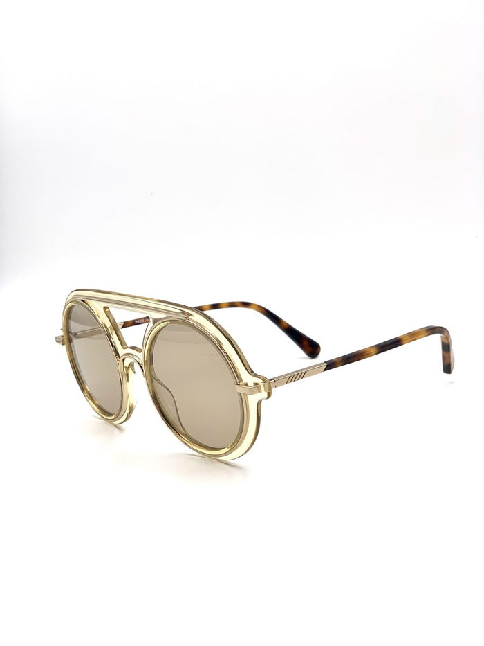 WA554 Beige Metal Occhiali Sole