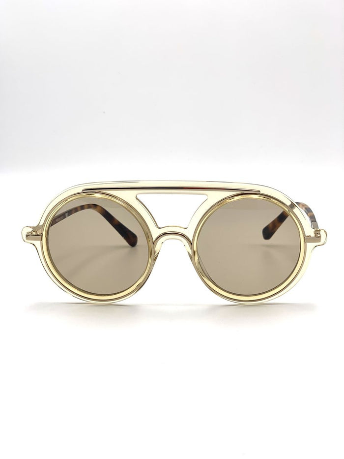 WA554 Beige Metal Occhiali Sole