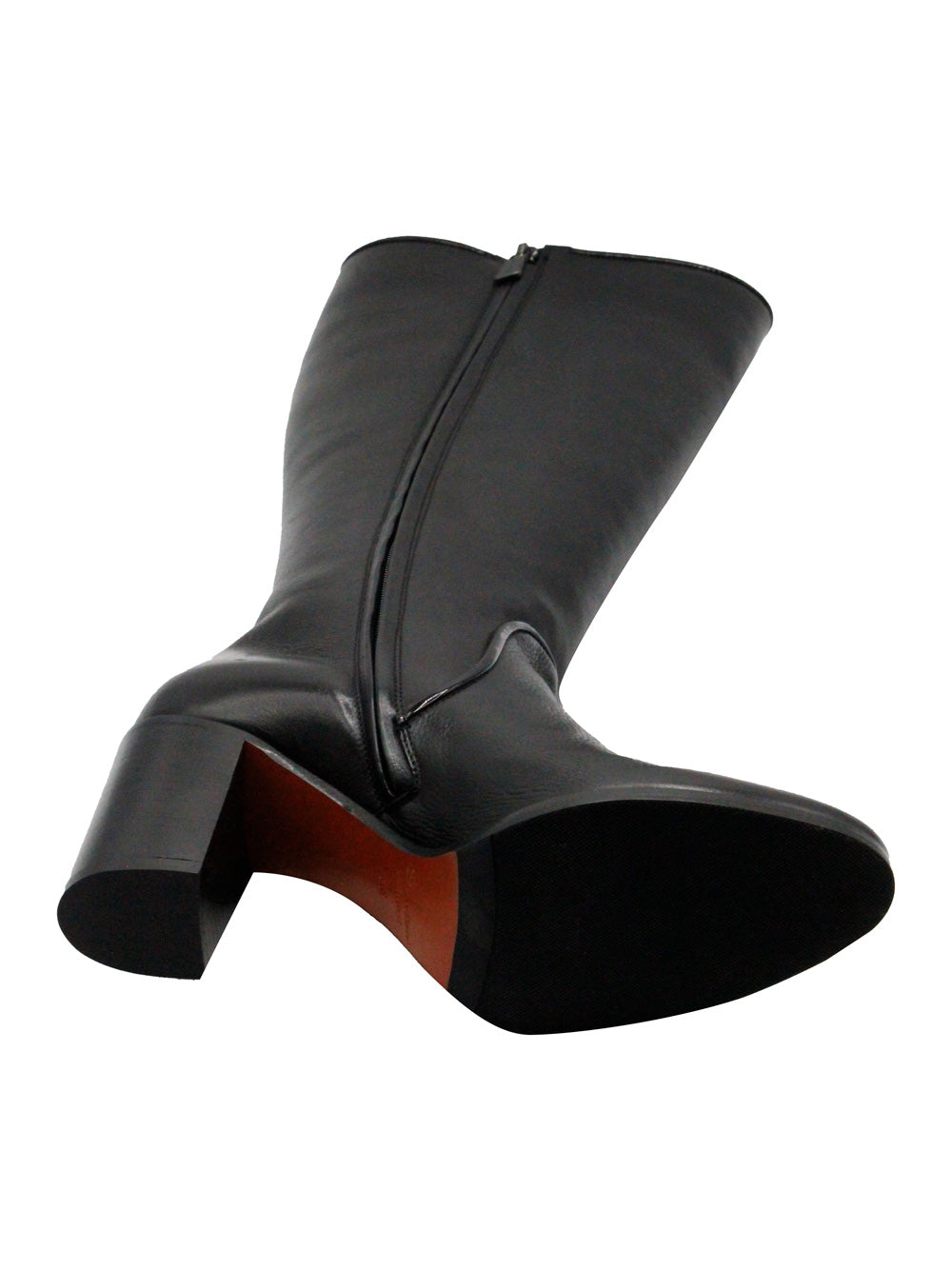 Santoni Boots Black 100le