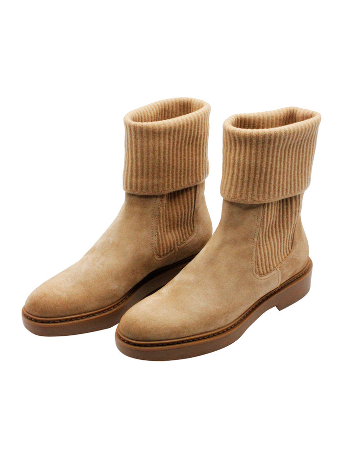 Santoni Boots Beige 100le