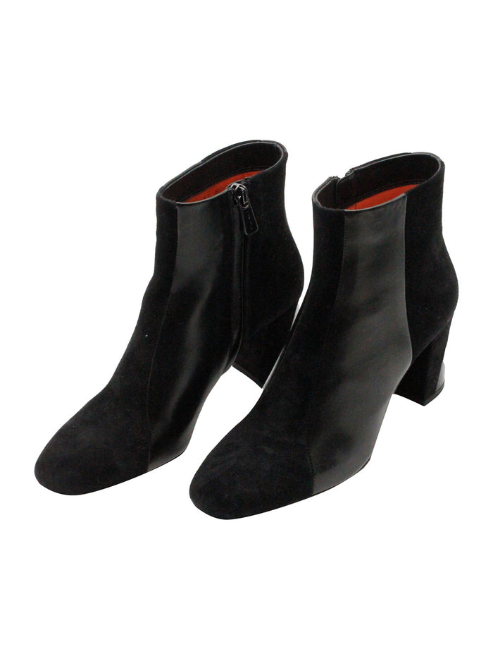 Santoni Boots Black 100le