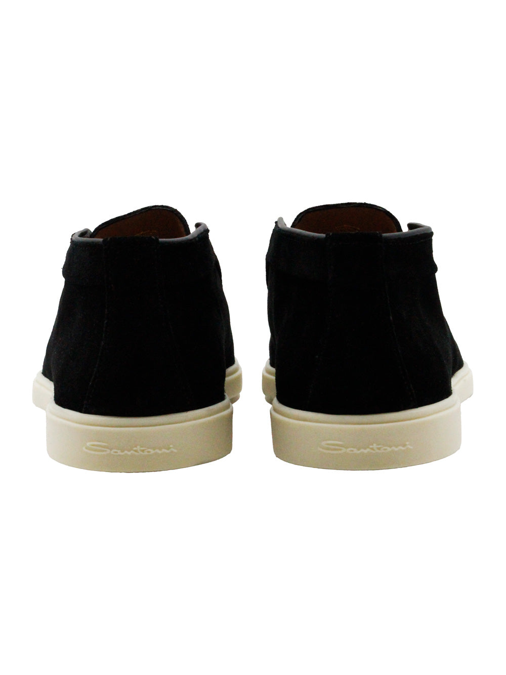 Santoni Flat Shoes Black 100 Le