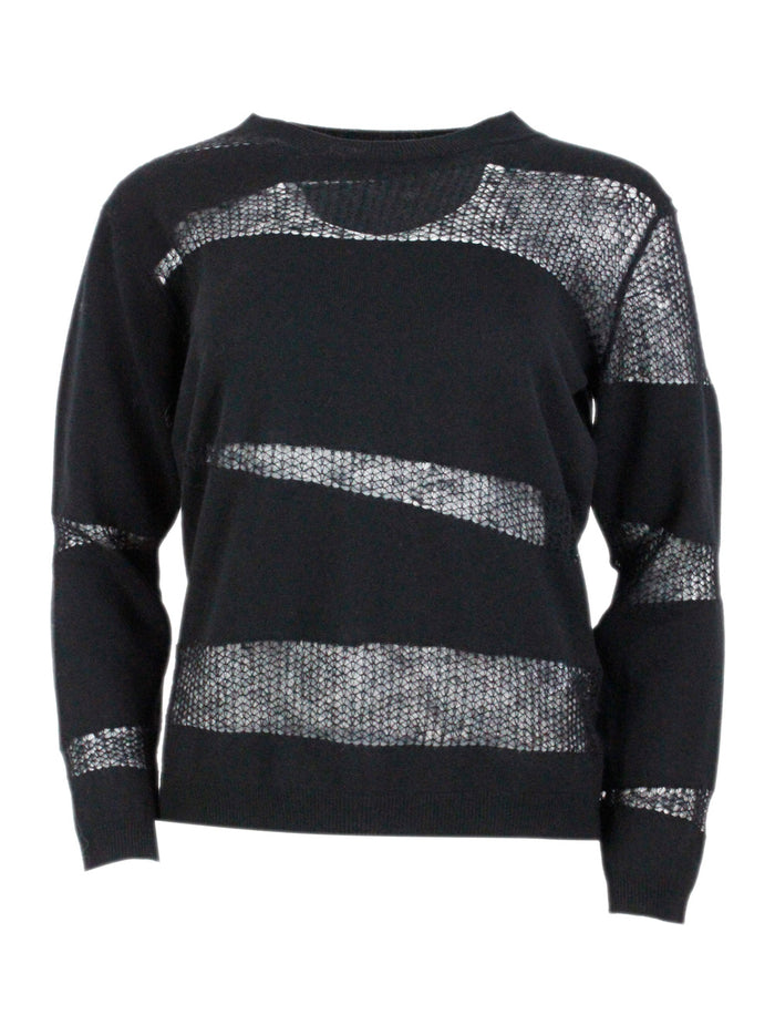 Fabiana Filippi Sweaters Black 75wv 15se 10ws