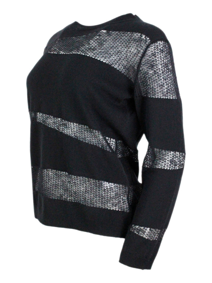 Fabiana Filippi Sweaters Black 75wv 15se 10ws