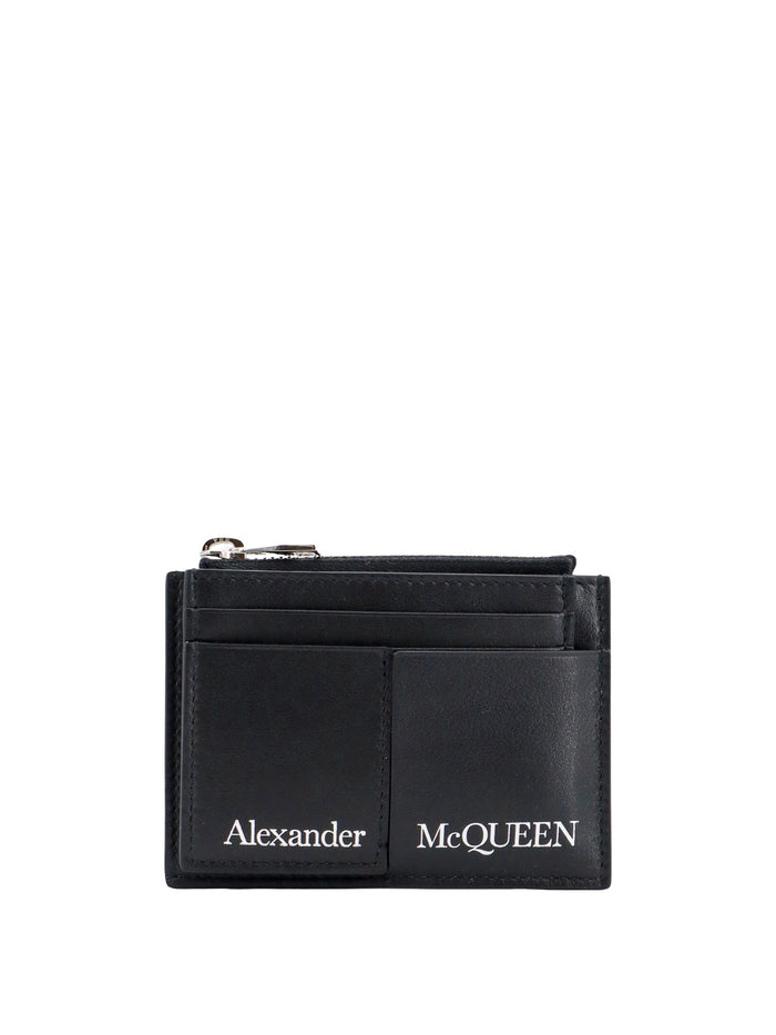 Alexander McQueen Wallets Black Pelle