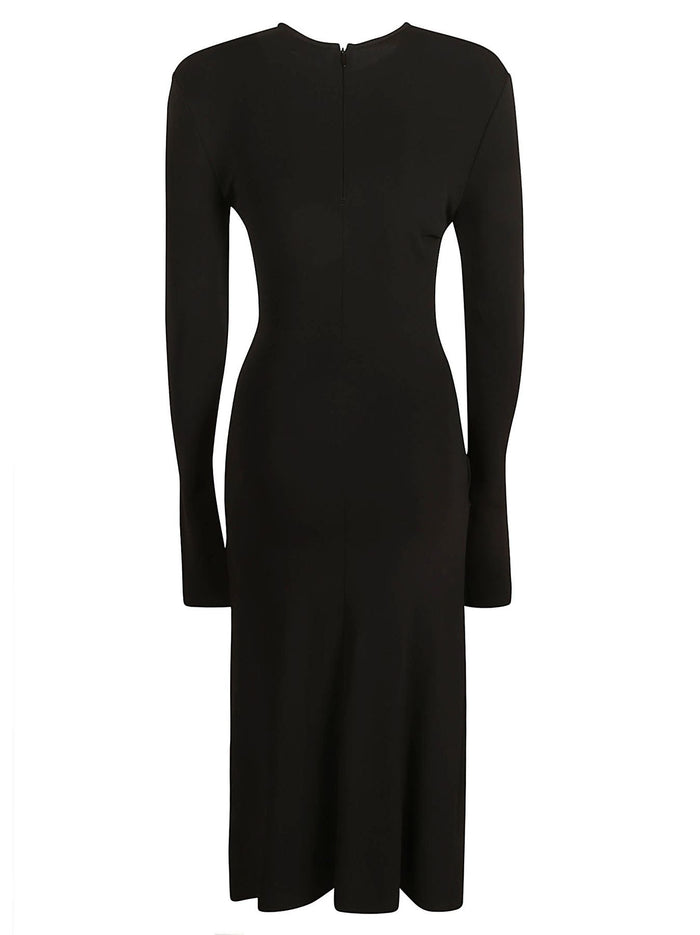 OWDB521S24FAB0011010 Nero Viscose Elastan Abito