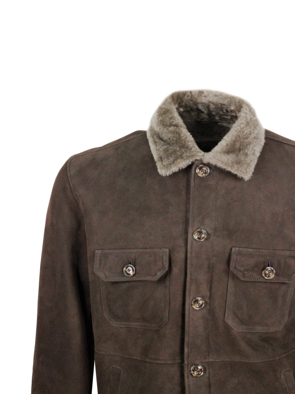 Barba Napoli Jackets Brown 100le