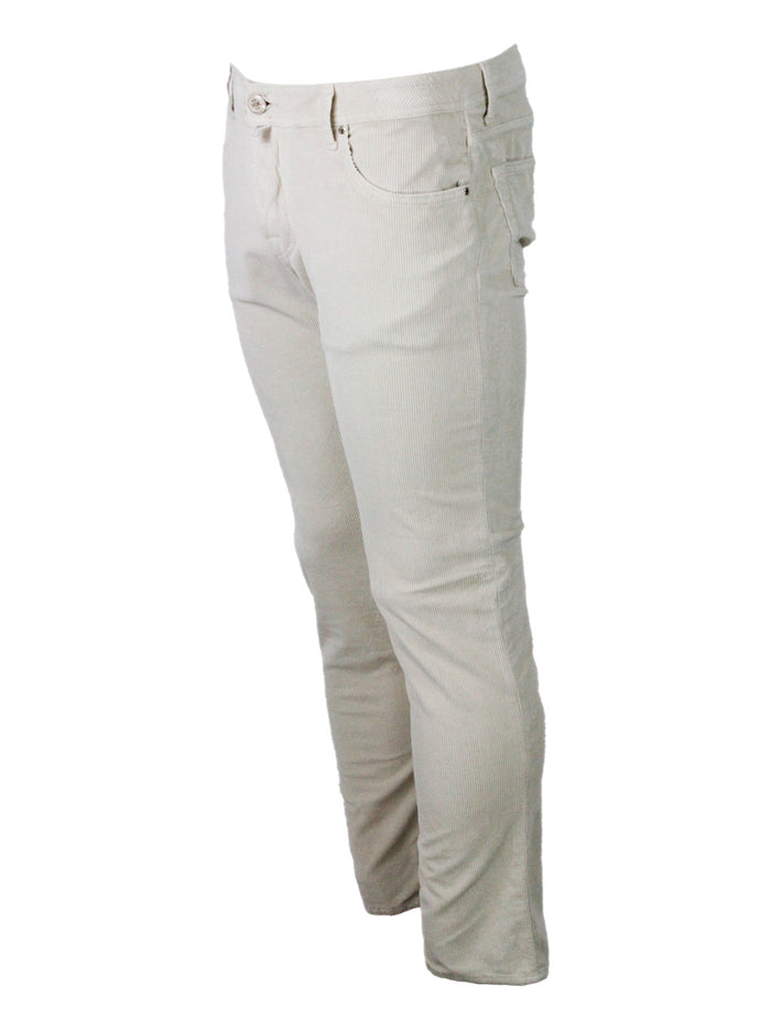 Jacob Cohen Trousers Cream 78co 20mo 2ea