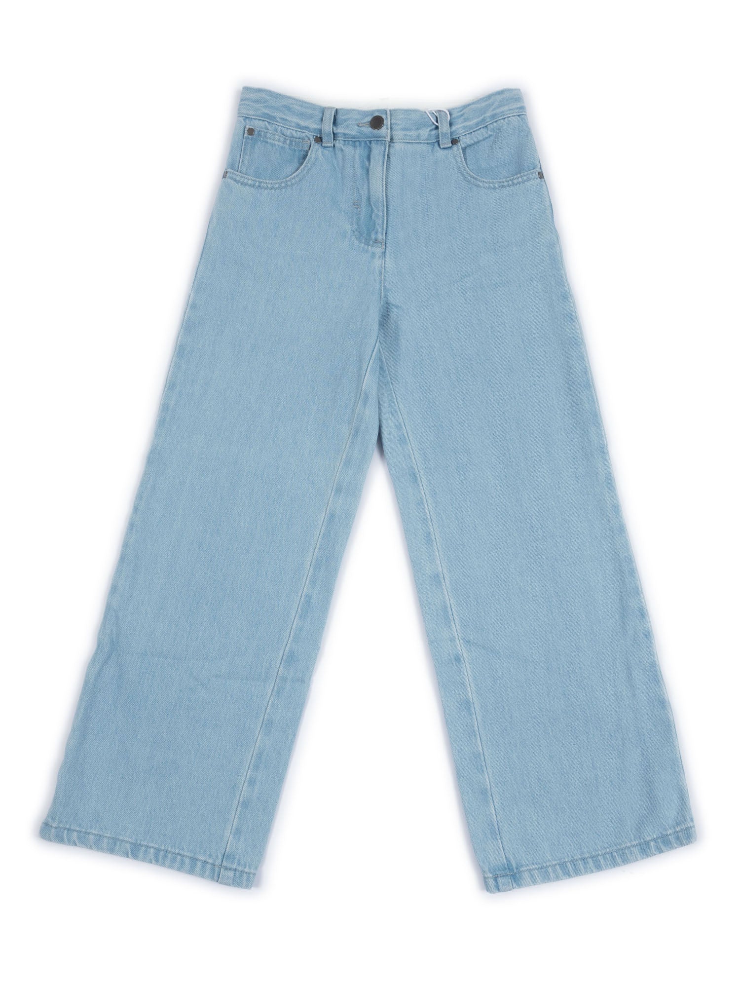 Trousers Light Blue Cotton Jean