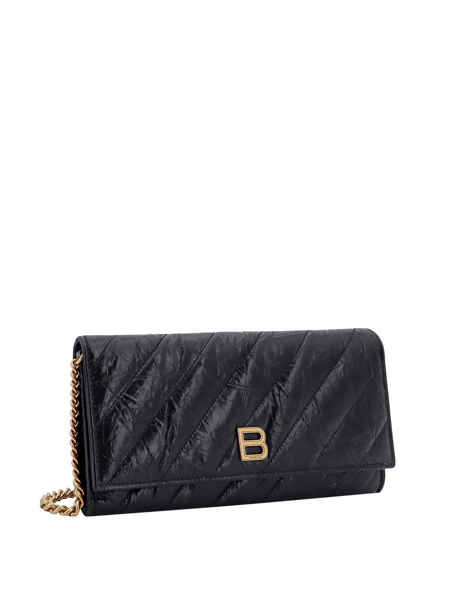 Balenciaga Wallets Black Pelle