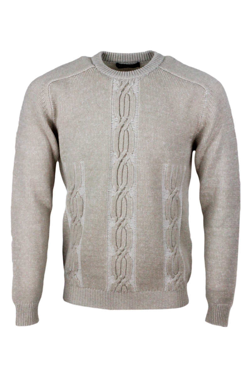 Kiton Sweaters Ivory 100ws