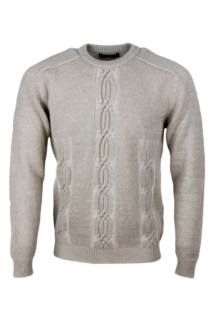 Kiton Sweaters Ivory 100ws