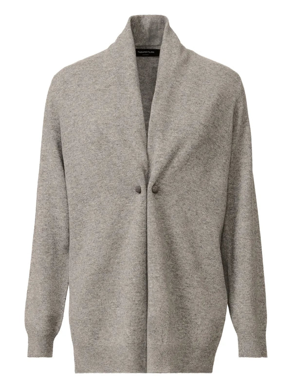 Fabiana Filippi Virgin Wool 75% cardigan in grey