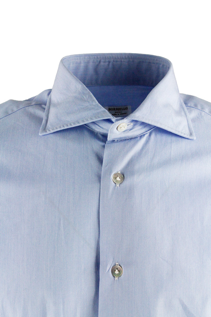 Borriello Shirts Light Blue 100co