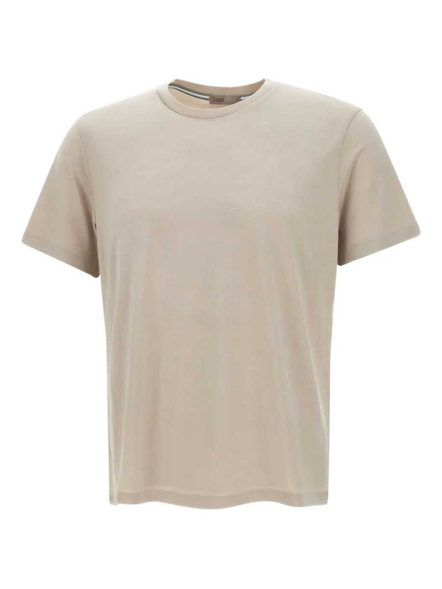 Herno Wool 100% t-shirt in beige