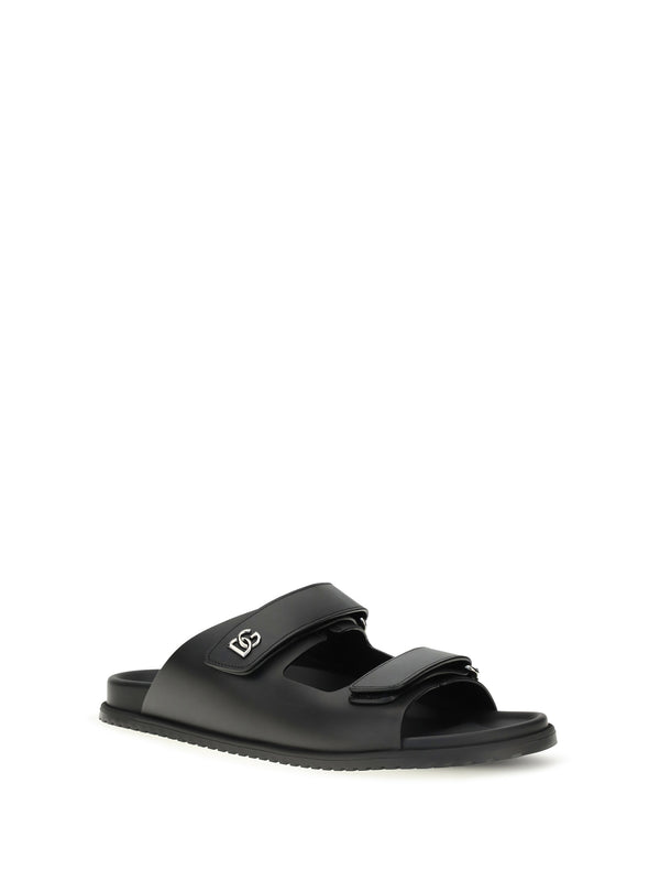 Sandals Calfskin Black
