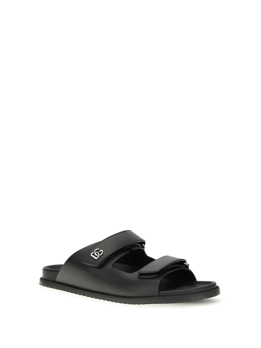 Sandals Calfskin Black