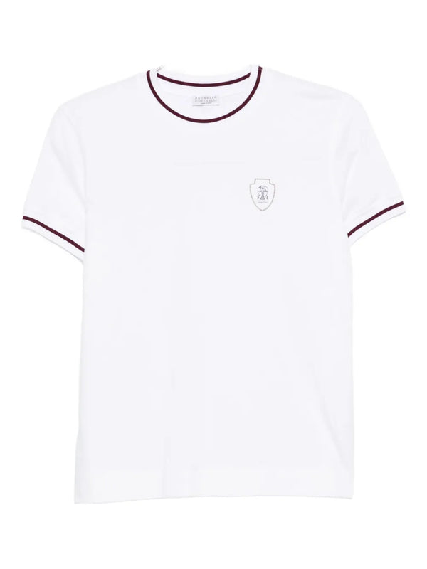 Brunello Cucinelli Cotton 100% t-shirt in white